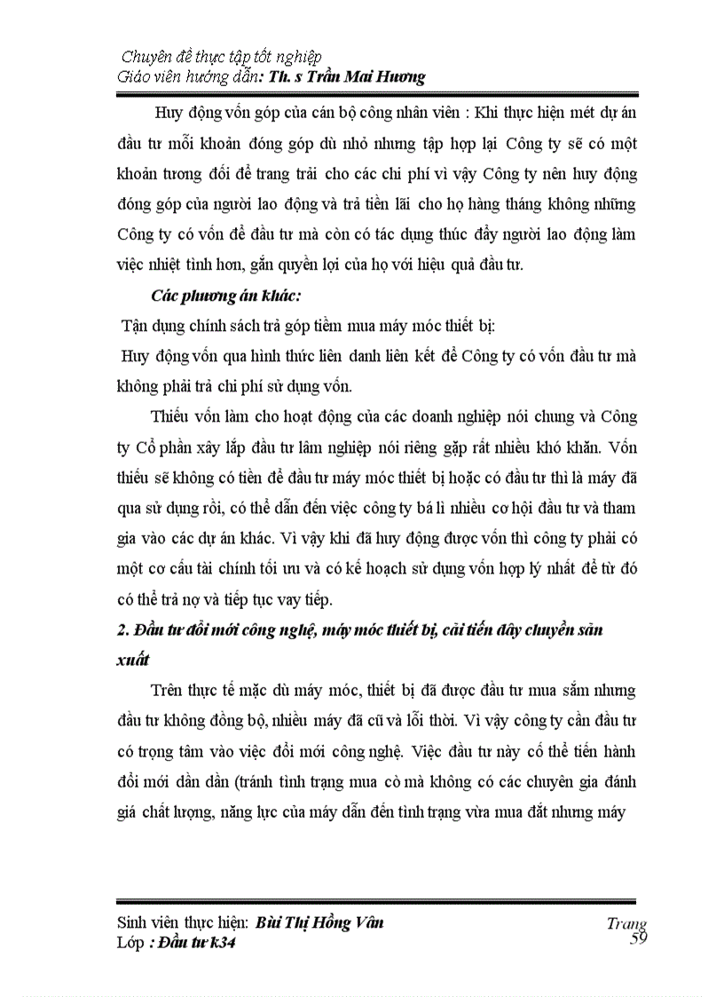 image for page Hoạt động đầu tư phát triển trong Công ty cổ phần xây lắp đầu tư phát triển nông lâm nghiệp Việt Nam-Thực trạng và giải pháp