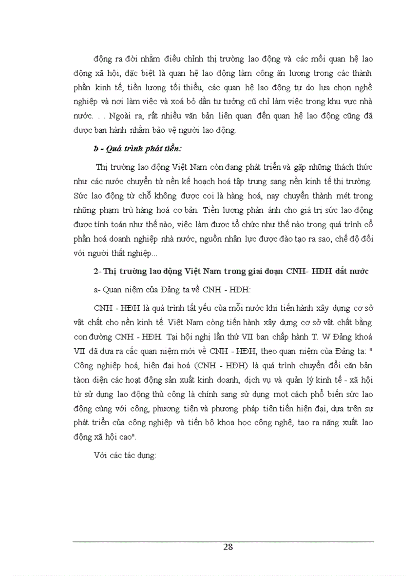 image for page Thực trạng của cung và cầu lao động ở nước ta.