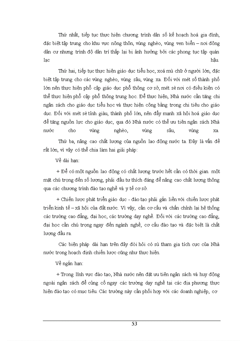 image for page Thực trạng của cung và cầu lao động ở nước ta.