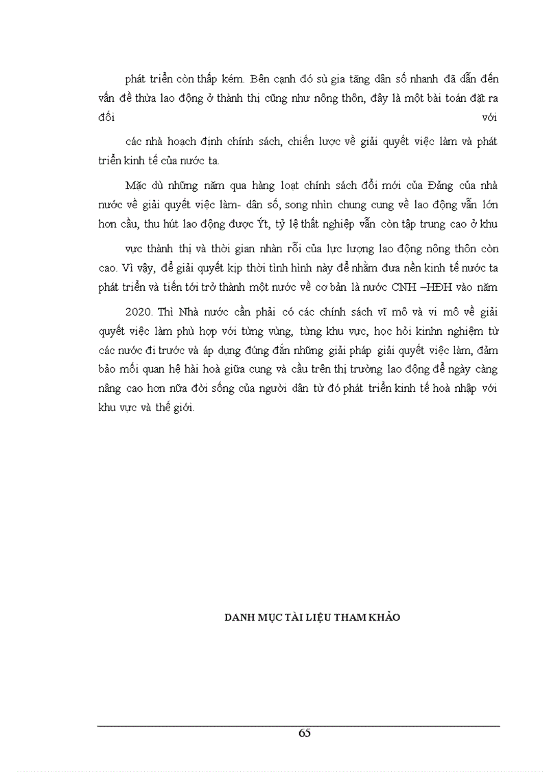 image for page Thực trạng của cung và cầu lao động ở nước ta.