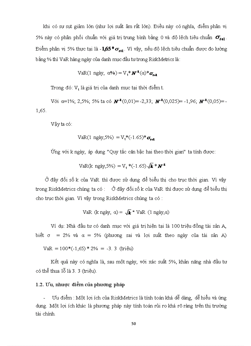 image for page Ứng dụng phương pháp xác định giá trị rủi ro VaR trong phân tích và quản trị rủi ro các dự án đầu tư ngành thép tại Ngân hàng Agribank chi nhánh tỉnh Hải Dương