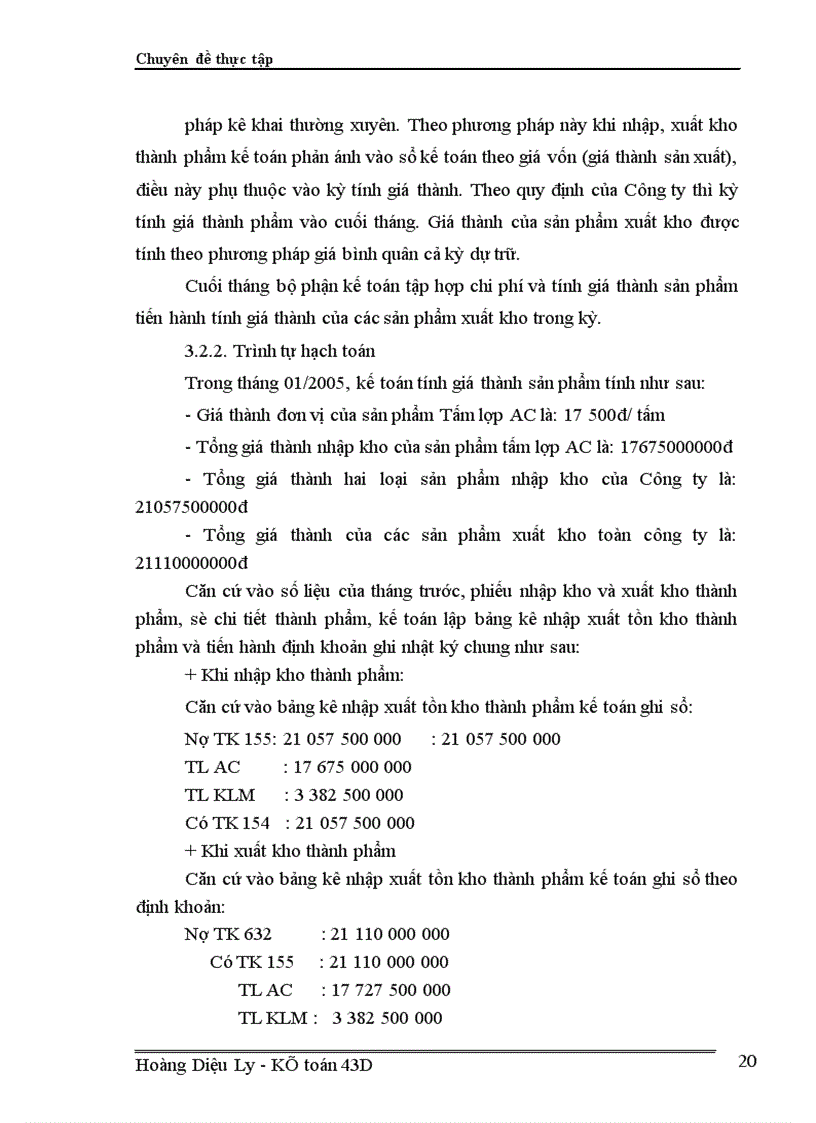 image for page Tổ chức hạch toán thành phẩm, tiêu thụ thành phẩm và xác định kết quả tiêu thụ tại Công ty cổ phần tấm lợp và vật liệu xây dựng Đông Anh