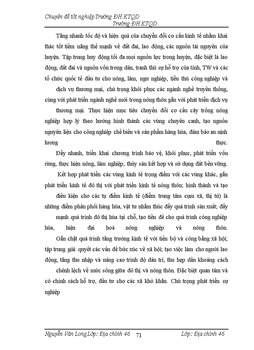 image for page Hoàn thiện công tác quy hoạch sử dụng đất đến năm 2010 của huyện Diễn Châu