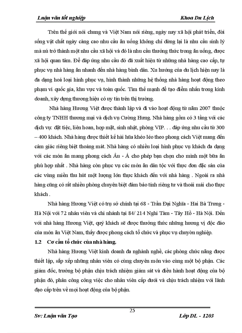 image for page Thực trạng và các giải pháp quản trị nguồn nhân lực tại nhà hàng Hương Việt 1