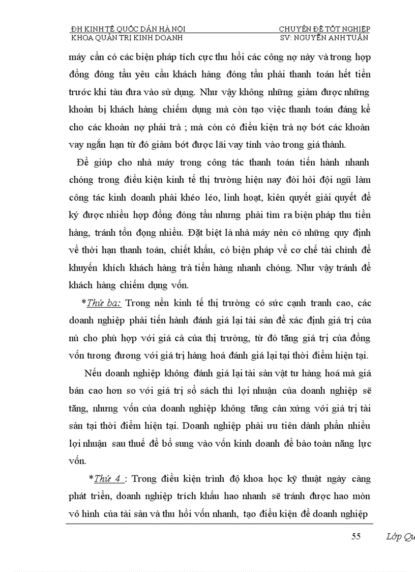 image for page Phân tích tính hiệu quả việc sử dụng vốn của Nhà máy đóng tầu Hạ Long