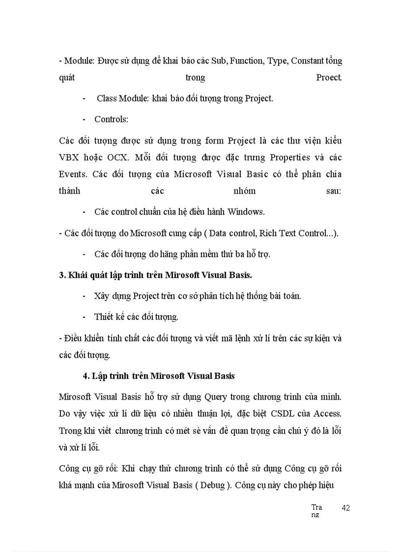 image for page Thiết kế tổng thể chương trình và tổ chức CSDL