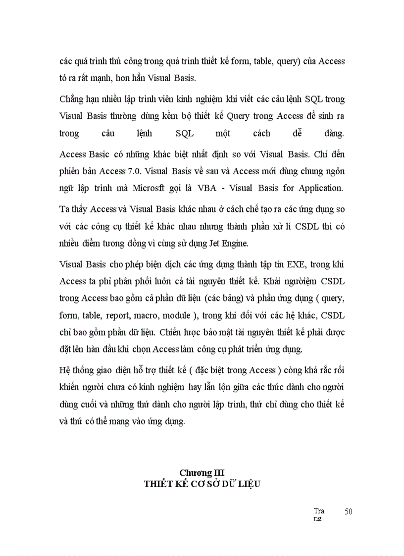 image for page Thiết kế tổng thể chương trình và tổ chức CSDL