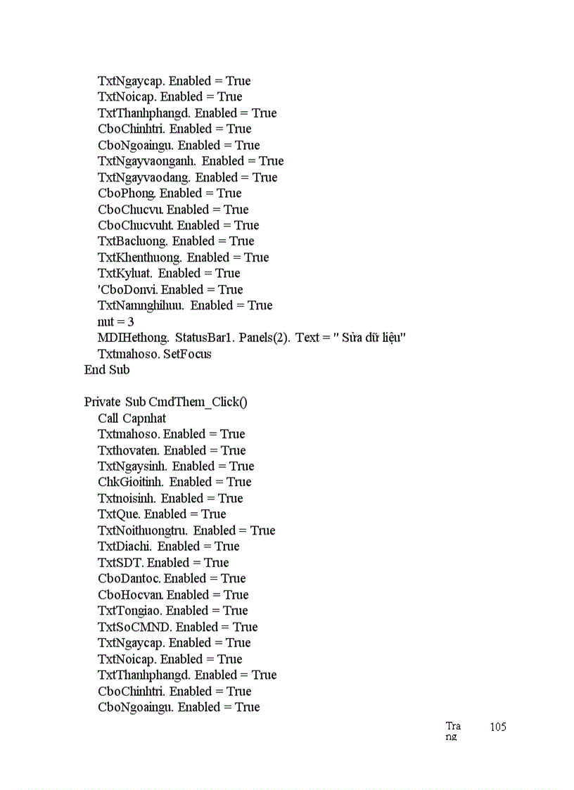 image for page Thiết kế tổng thể chương trình và tổ chức CSDL