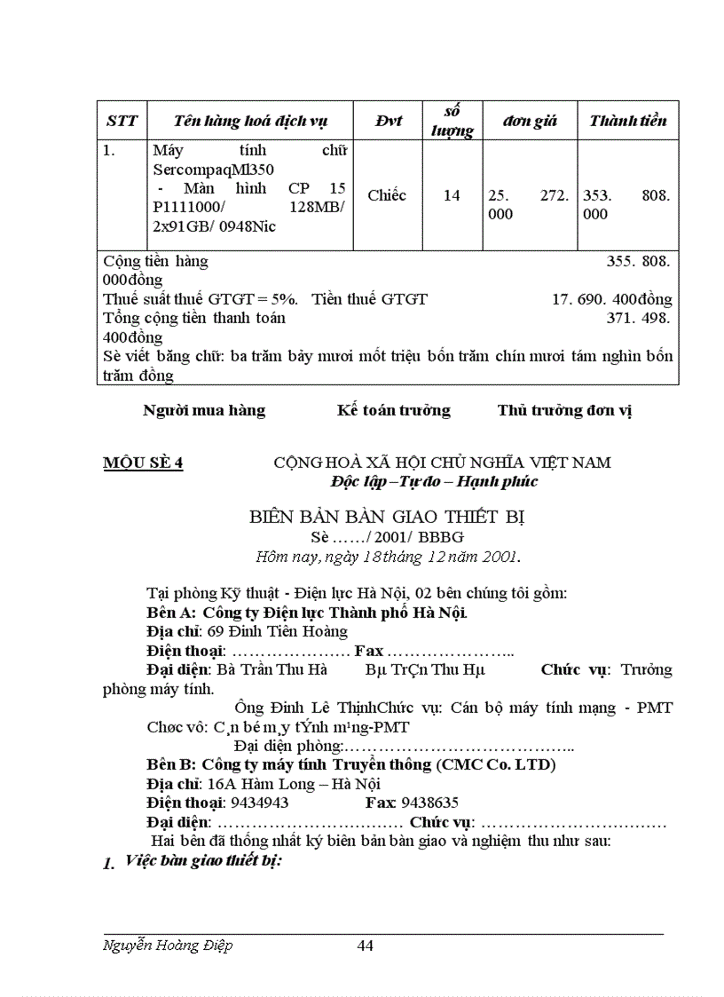 image for page Kế toán TSCĐ và phân tích tình hình trang bị và sử dụng TSCĐ trong công ty Điện lực TP Hà Nội