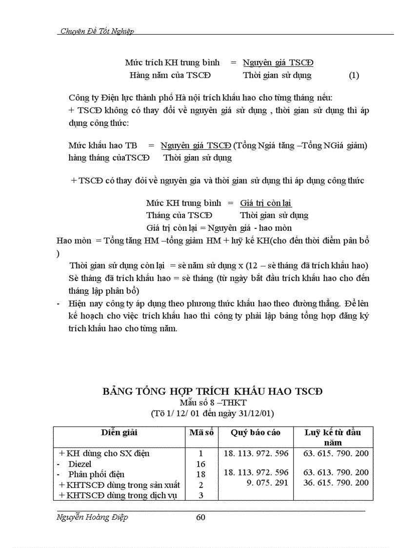 image for page Kế toán TSCĐ và phân tích tình hình trang bị và sử dụng TSCĐ trong công ty Điện lực TP Hà Nội