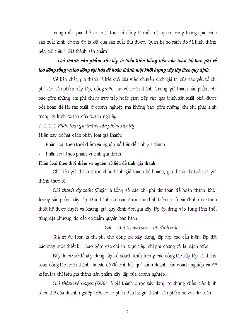 image for page Hoàn thiện công tác tổ chức hạch toán chi phí sản xuất và tính giá thành với việc tăng cường công tác quản trị tạiXí nghiệp xây lắp Điện - Công Ty Điện Lực I