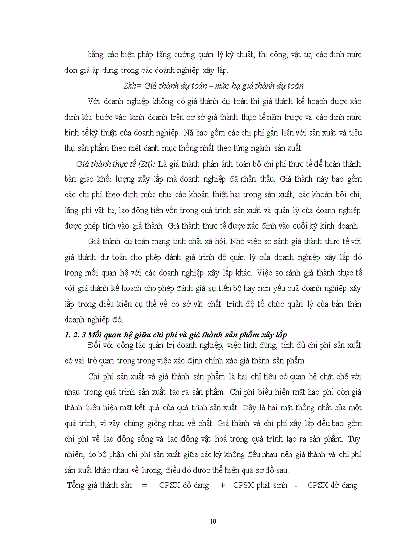 image for page Hoàn thiện công tác tổ chức hạch toán chi phí sản xuất và tính giá thành với việc tăng cường công tác quản trị tạiXí nghiệp xây lắp Điện - Công Ty Điện Lực I