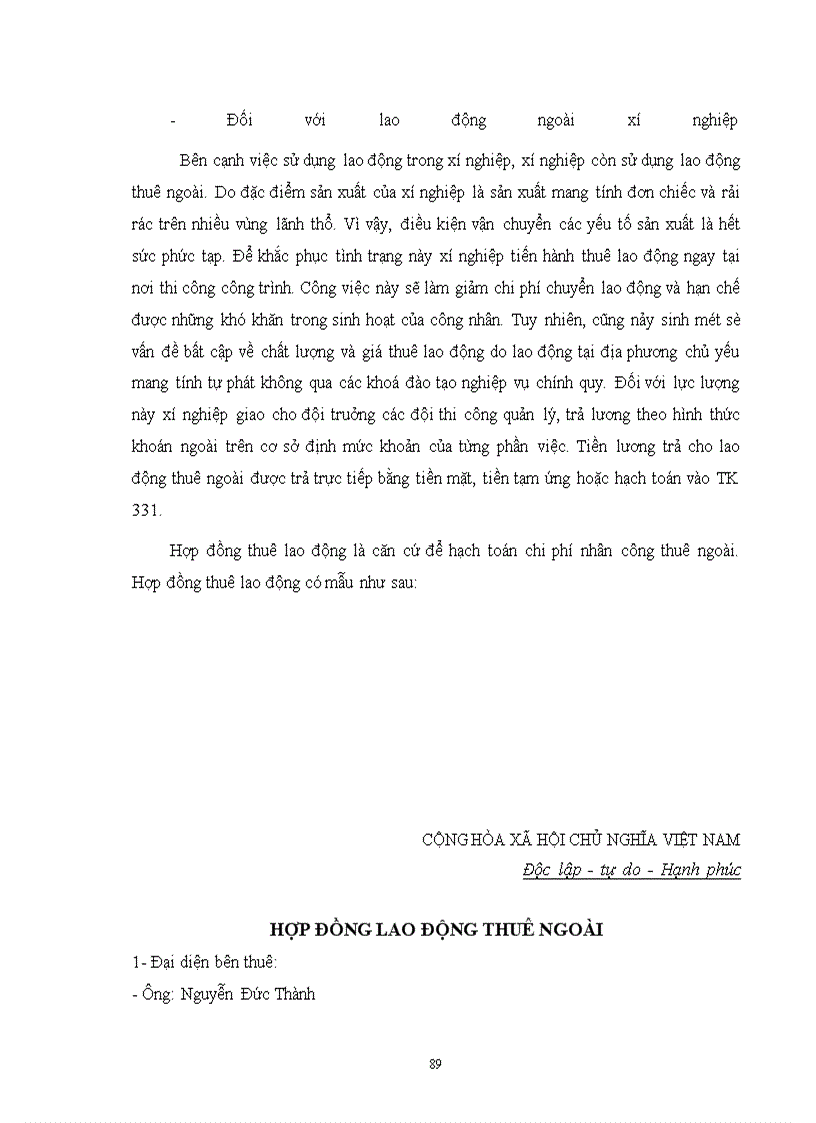 image for page Hoàn thiện công tác tổ chức hạch toán chi phí sản xuất và tính giá thành với việc tăng cường công tác quản trị tạiXí nghiệp xây lắp Điện - Công Ty Điện Lực I