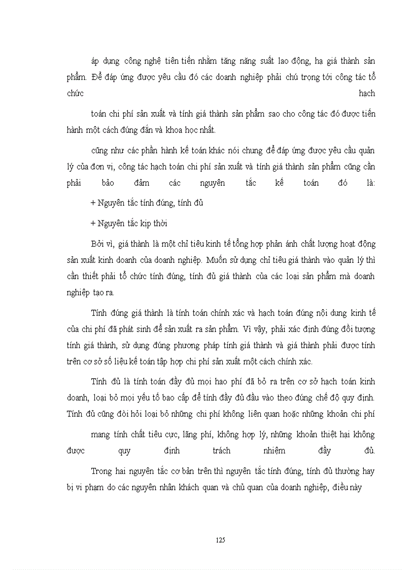 image for page Hoàn thiện công tác tổ chức hạch toán chi phí sản xuất và tính giá thành với việc tăng cường công tác quản trị tạiXí nghiệp xây lắp Điện - Công Ty Điện Lực I