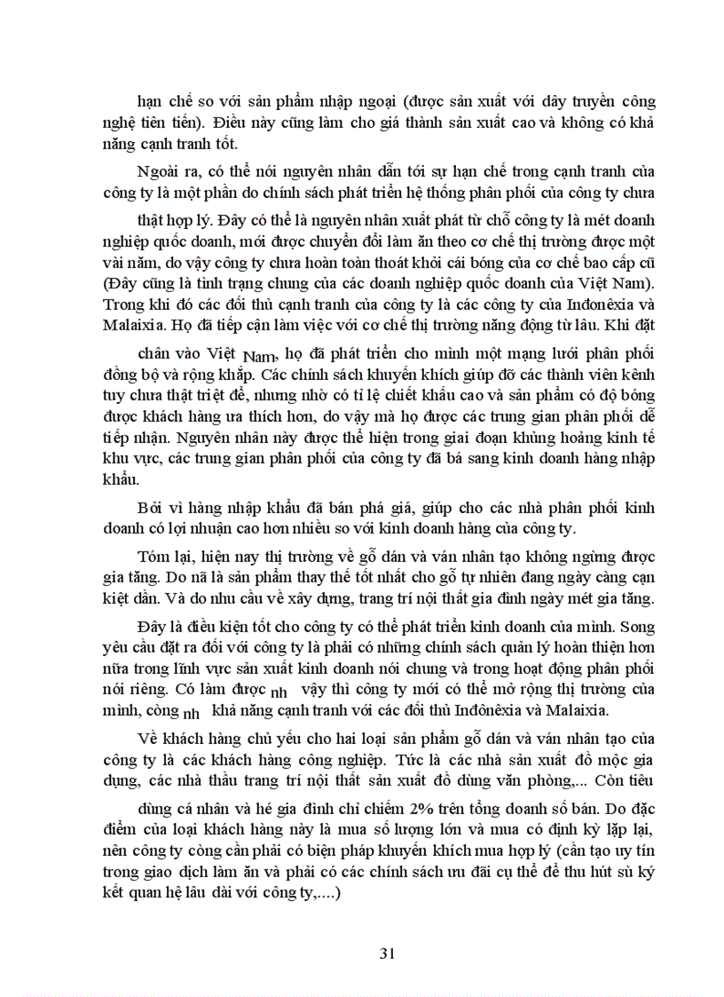 image for page Kênh Marketing trong Công ty Chế biến Ván nhân tạo VITEXCO