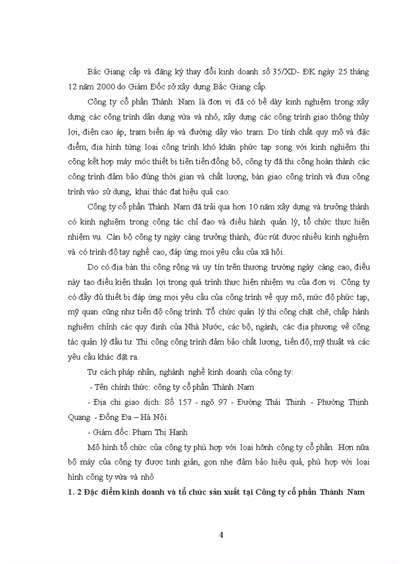 image for page Thực trạng tổ chức hạch toán kế toán tại Công ty cổ phần Thành Nam