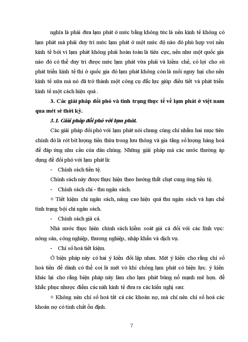 image for page Các giải pháp đối phó và tình trạng thực tế về lạm phát ở việt nam qua một số thời kỳ