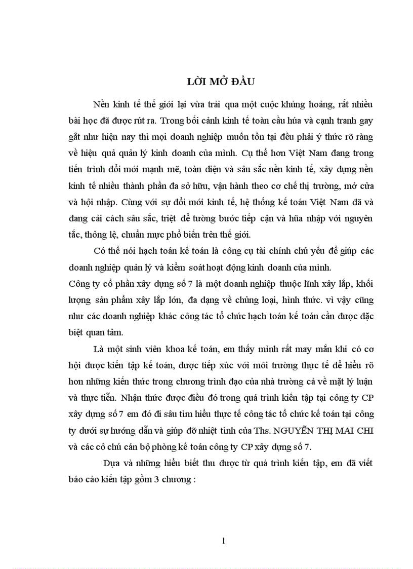 image for page Thực trạng tổ chức kế toán tại công ty cổ phần xây dựng số 7-vinaconex 7