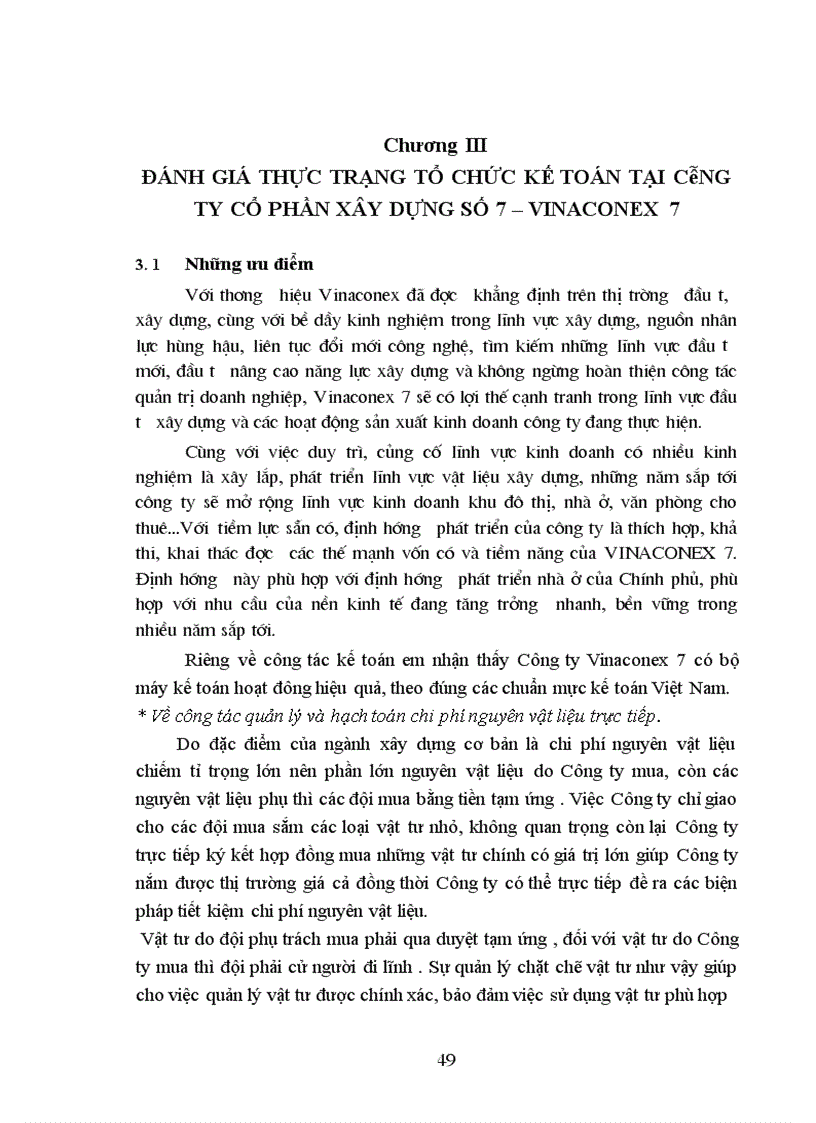 image for page Thực trạng tổ chức kế toán tại công ty cổ phần xây dựng số 7-vinaconex 7