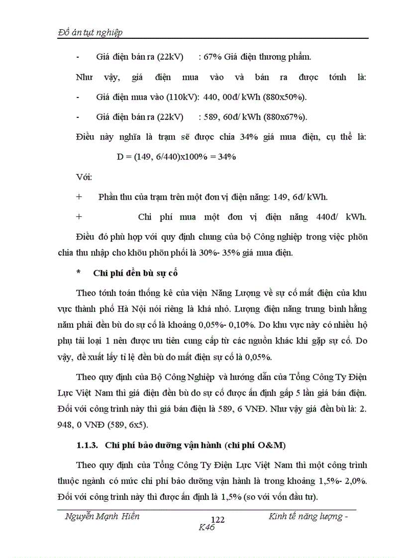image for page Phân tích đánh giá hiệu quả dự án đầu tư xây dựng trạm biến áp 110kV Mỹ Đình