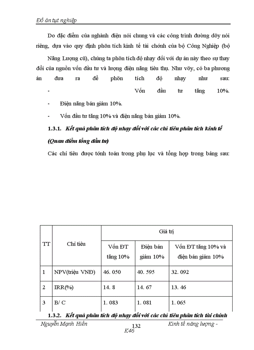 image for page Phân tích đánh giá hiệu quả dự án đầu tư xây dựng trạm biến áp 110kV Mỹ Đình
