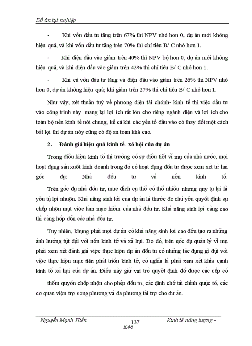 image for page Phân tích đánh giá hiệu quả dự án đầu tư xây dựng trạm biến áp 110kV Mỹ Đình