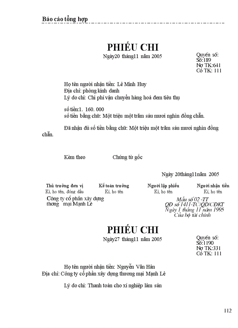 image for page Báo cáo kế toán tổng hợp