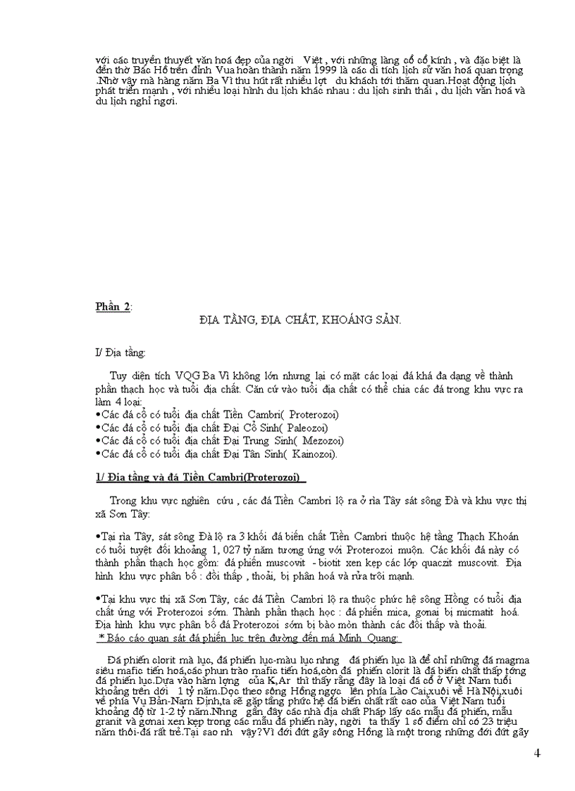 image for page Giới thiệu khái quát về Vườn Quốc Gia Ba Vì