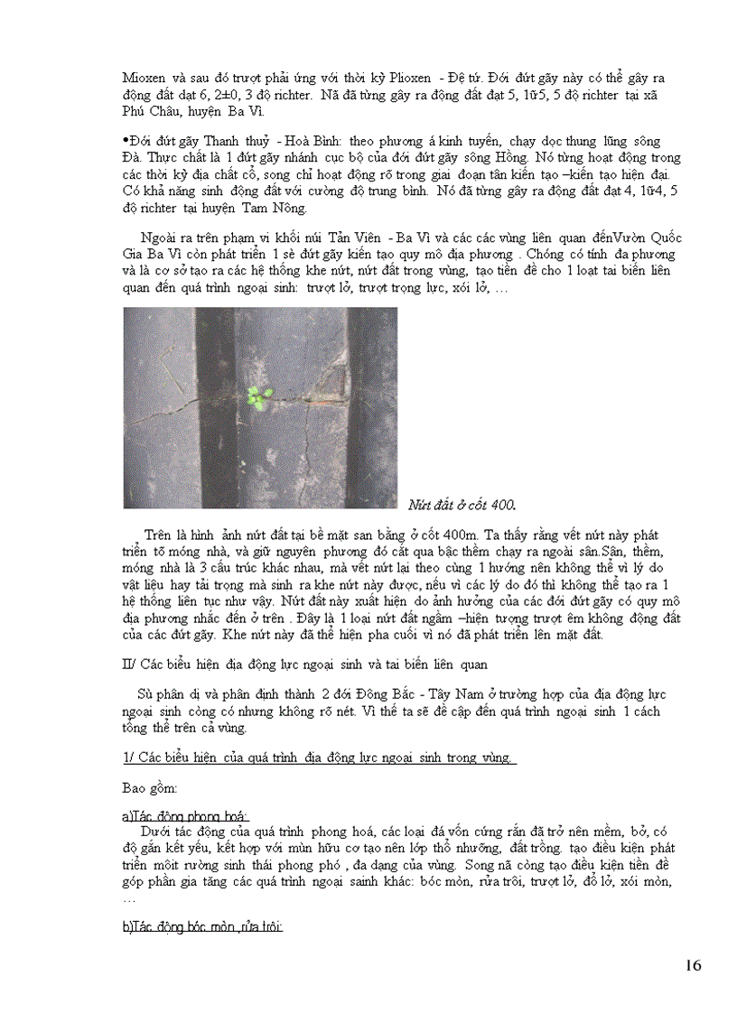 image for page Giới thiệu khái quát về Vườn Quốc Gia Ba Vì