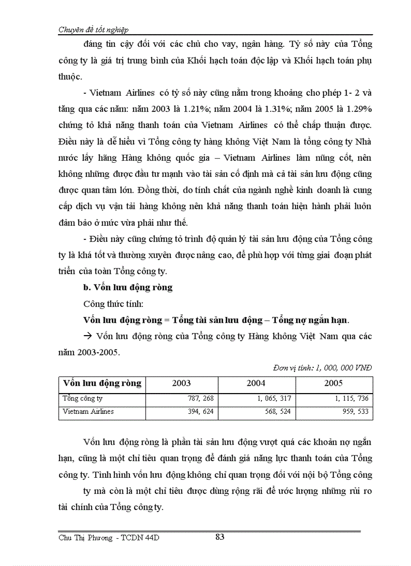 image for page Phân tích tài chính và nâng cao hiệu quả tài chính của Tổng công ty Hàng không Việt Nam