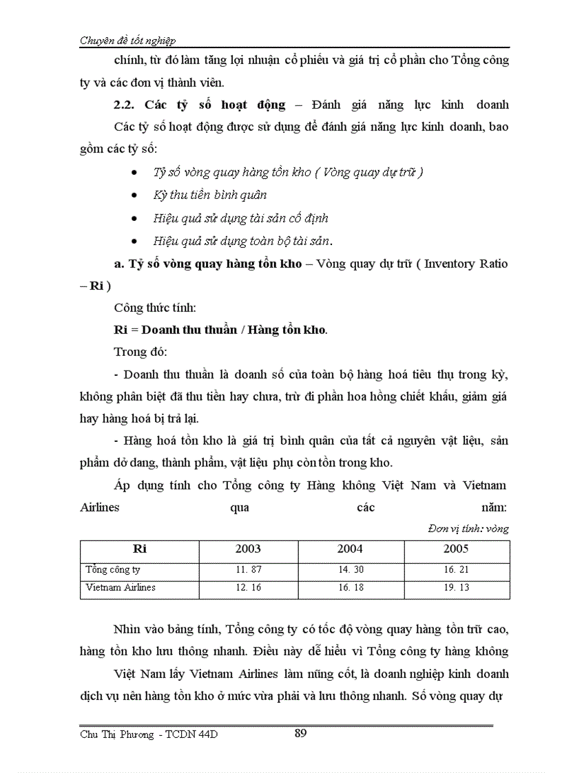 image for page Phân tích tài chính và nâng cao hiệu quả tài chính của Tổng công ty Hàng không Việt Nam