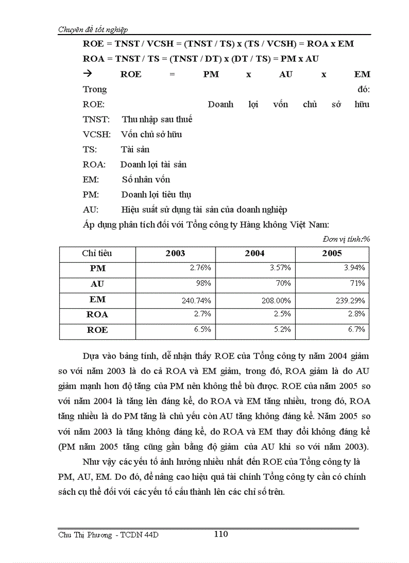 image for page Phân tích tài chính và nâng cao hiệu quả tài chính của Tổng công ty Hàng không Việt Nam