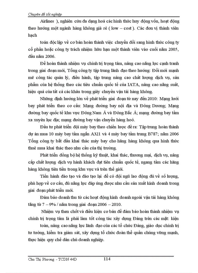 image for page Phân tích tài chính và nâng cao hiệu quả tài chính của Tổng công ty Hàng không Việt Nam