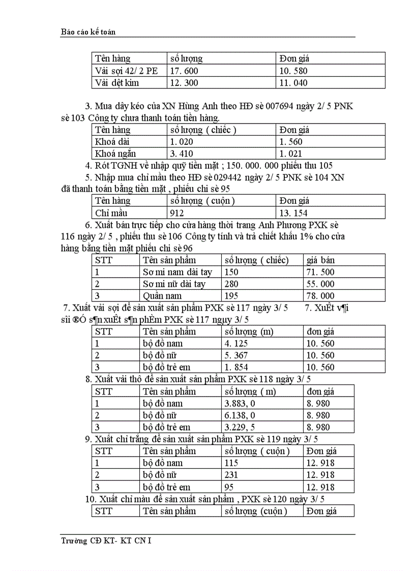 image for page Thực trạng công tác hạch toán kế toán tổng hợp tại Công ty dệt len Mùa Đông