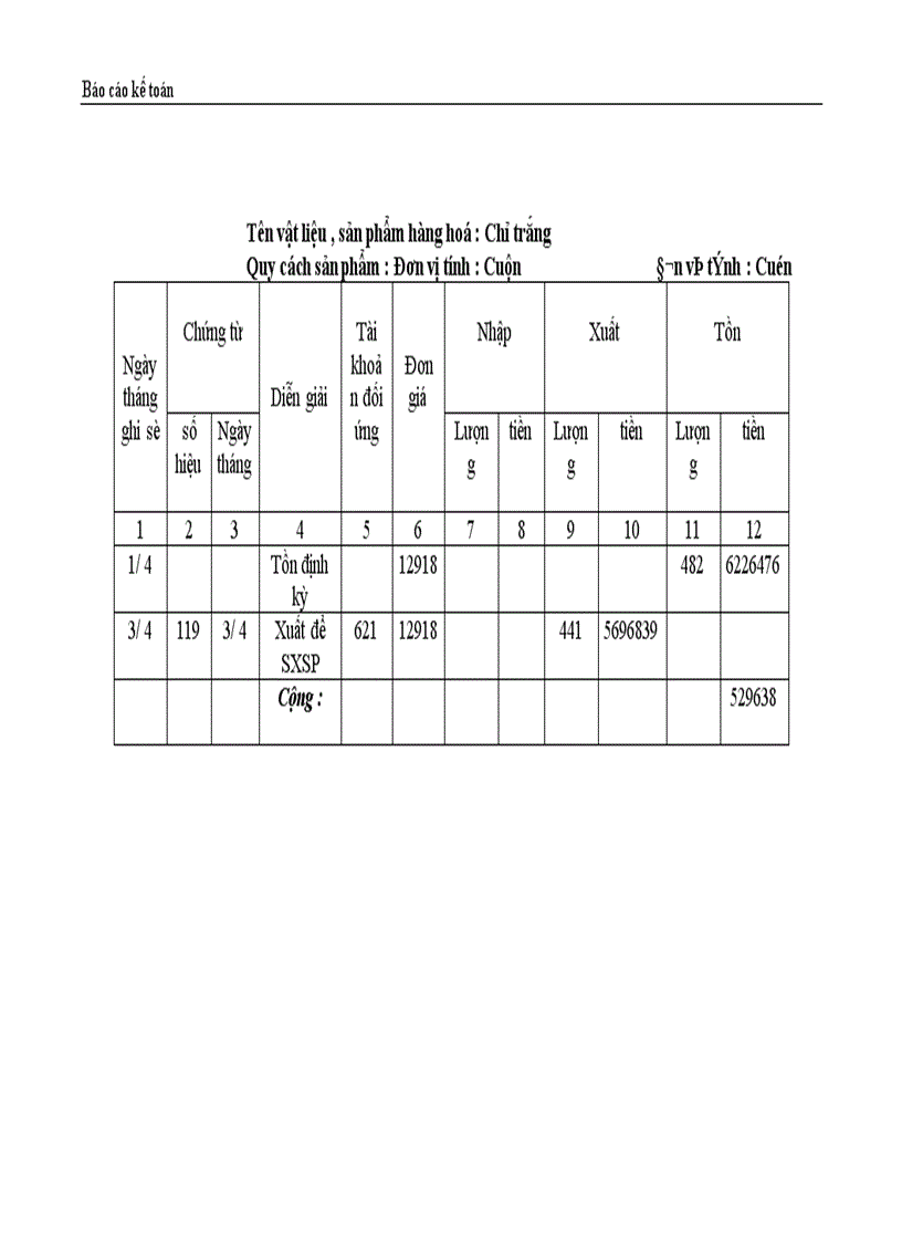 image for page Thực trạng công tác hạch toán kế toán tổng hợp tại Công ty dệt len Mùa Đông