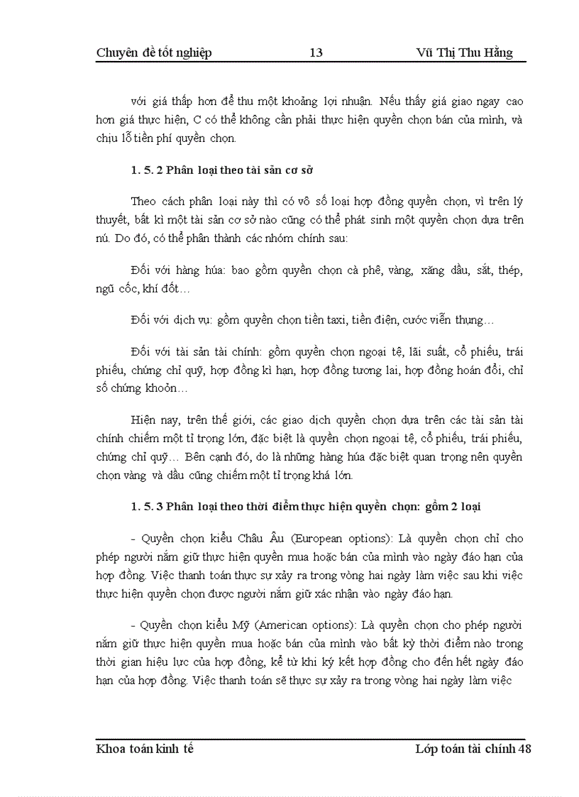 image for page Phát triển nghiệp vụ quyền chọn và một số mô hình định giá quyền chọn ngoại tệ tại Việt Nam
