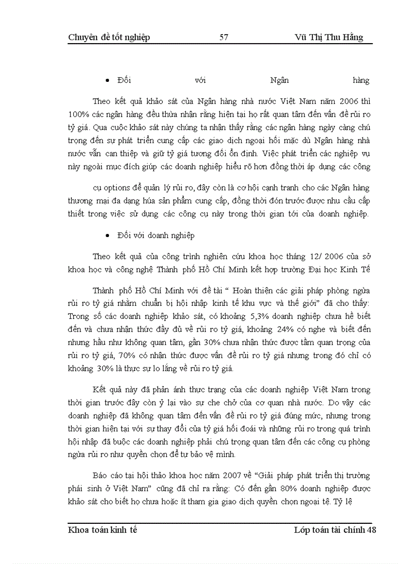 image for page Phát triển nghiệp vụ quyền chọn và một số mô hình định giá quyền chọn ngoại tệ tại Việt Nam