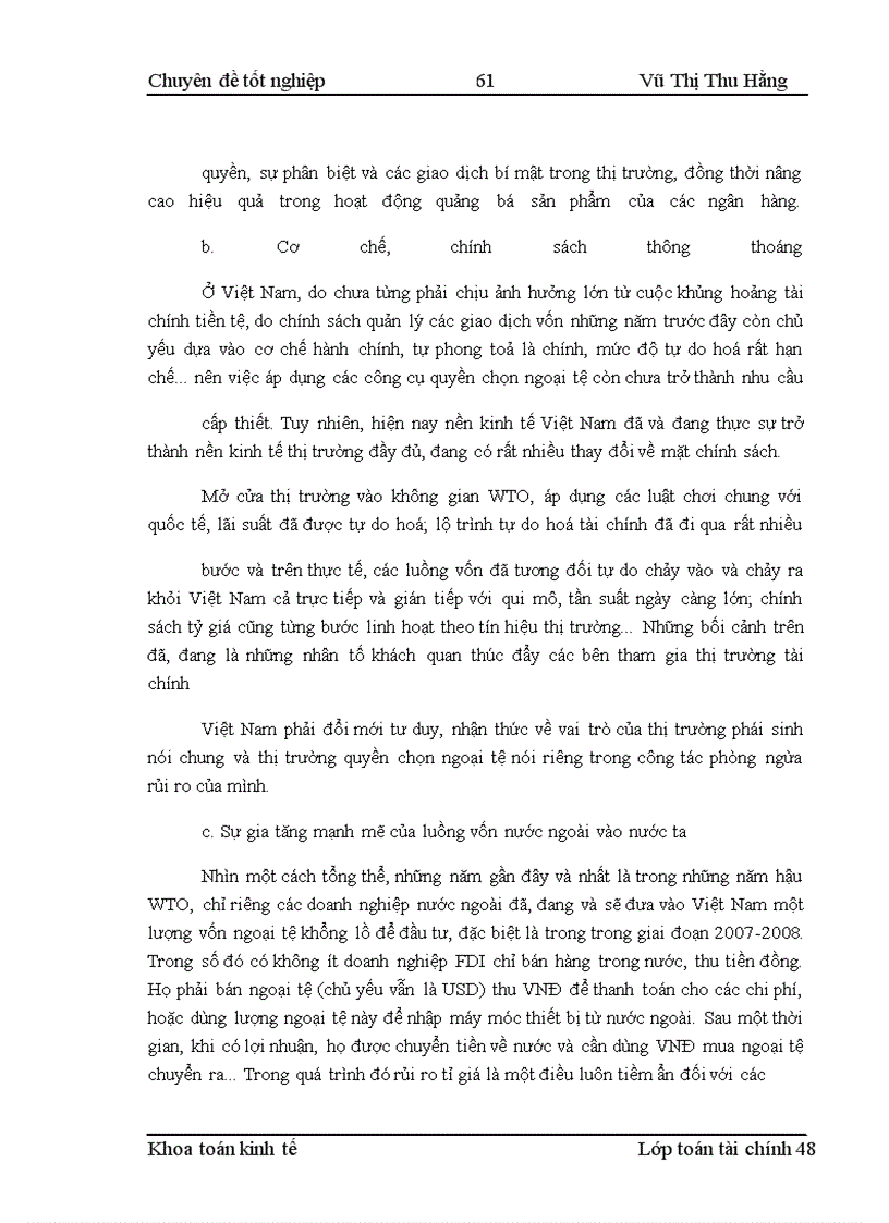 image for page Phát triển nghiệp vụ quyền chọn và một số mô hình định giá quyền chọn ngoại tệ tại Việt Nam