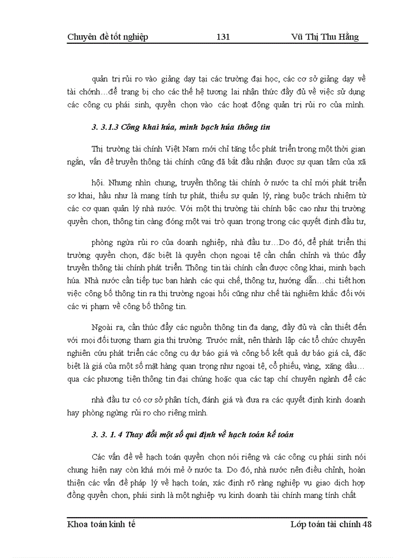 image for page Phát triển nghiệp vụ quyền chọn và một số mô hình định giá quyền chọn ngoại tệ tại Việt Nam