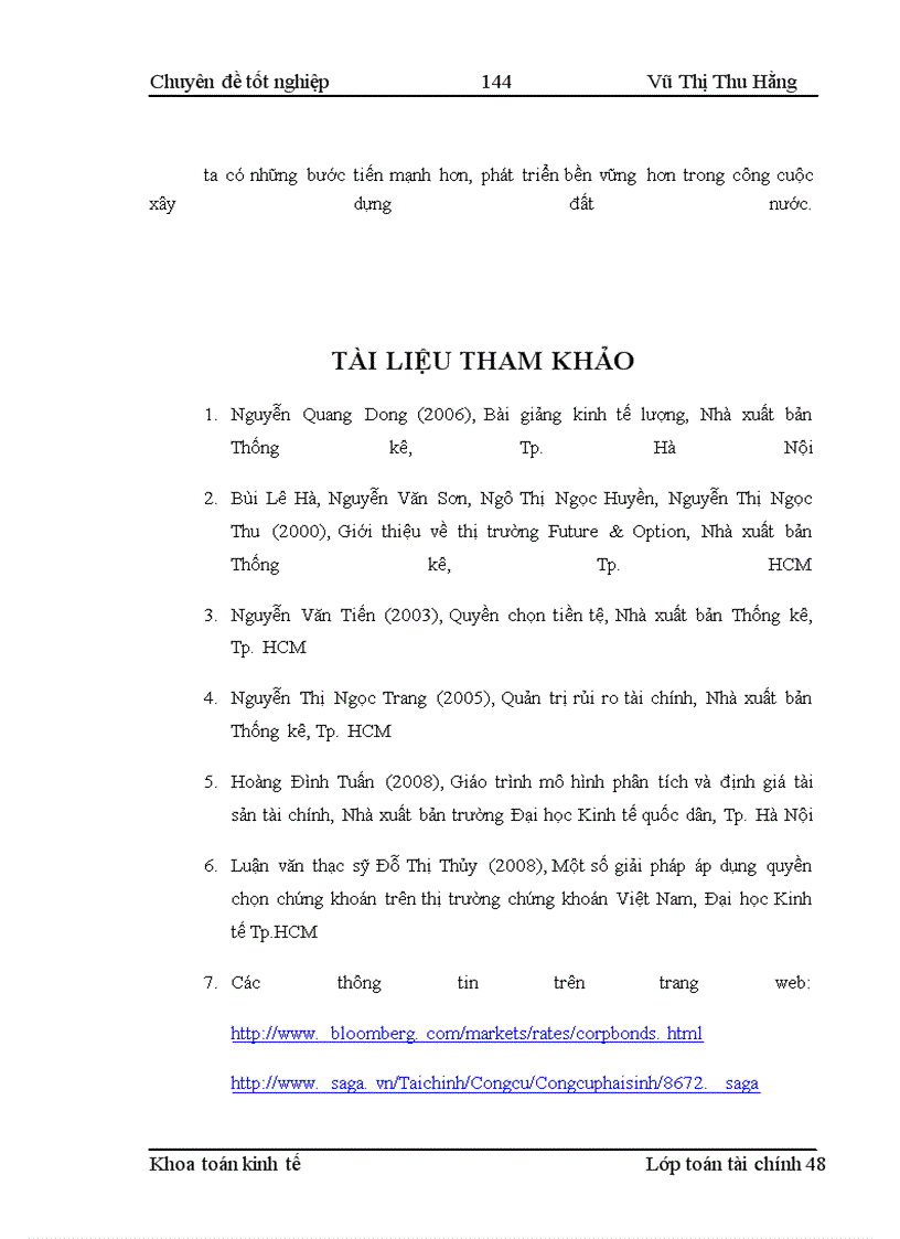 image for page Phát triển nghiệp vụ quyền chọn và một số mô hình định giá quyền chọn ngoại tệ tại Việt Nam