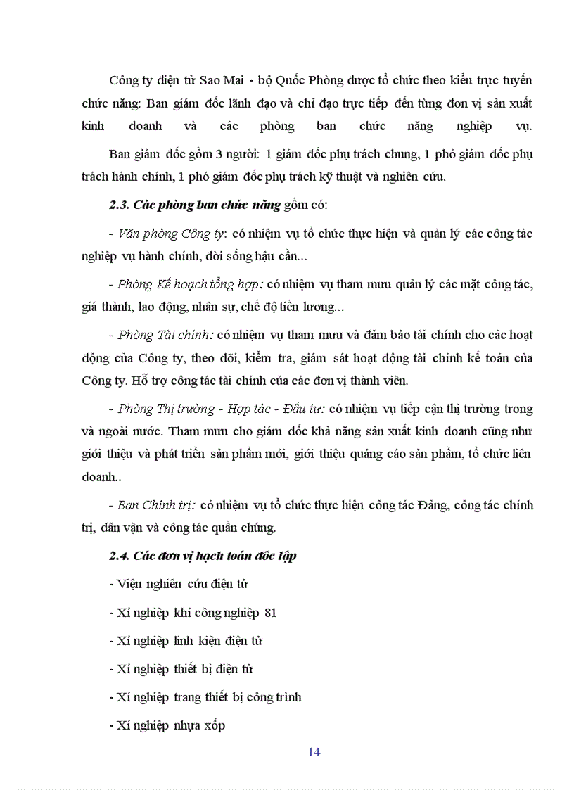 image for page Các giải phâp nâng cao hiệu quả sản xuất kinh doanh của Công ty Điện tử Sao Mai