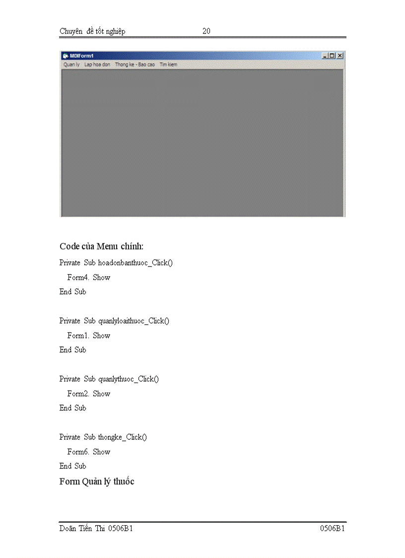 image for page Xây dựng chương trình quản lý bán thuốc tây