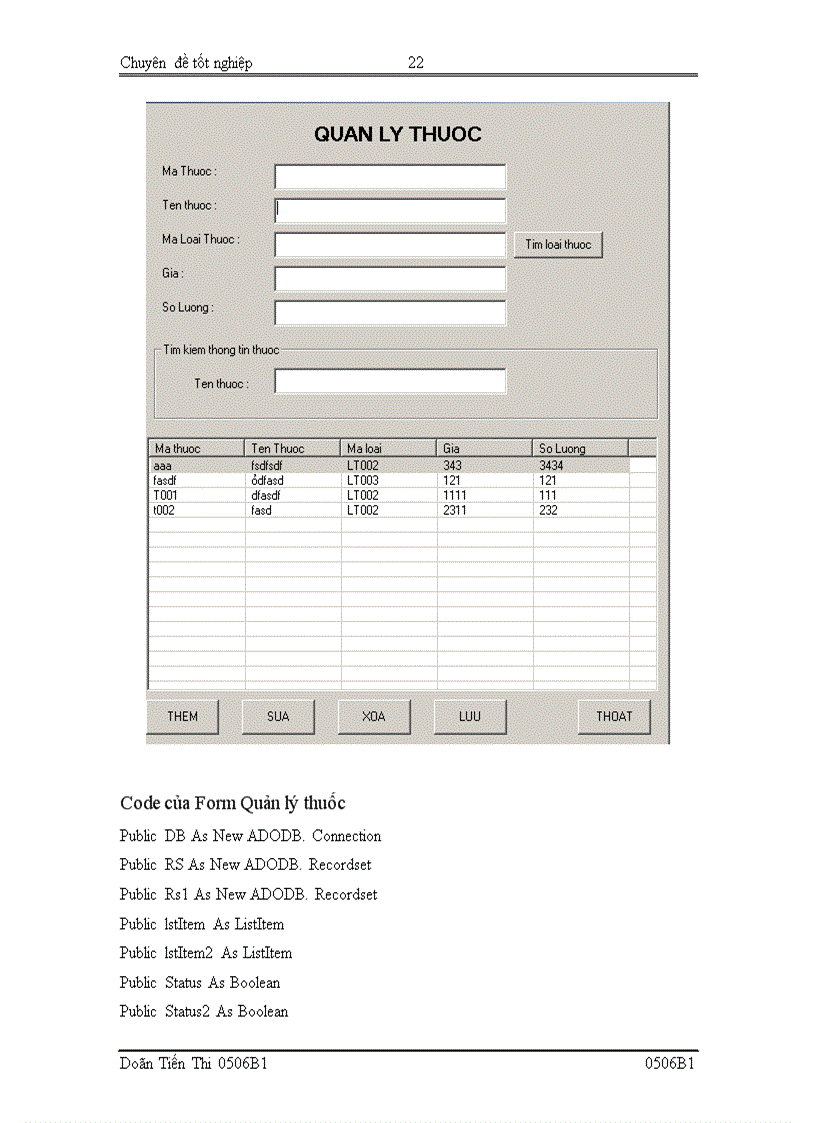 image for page Xây dựng chương trình quản lý bán thuốc tây