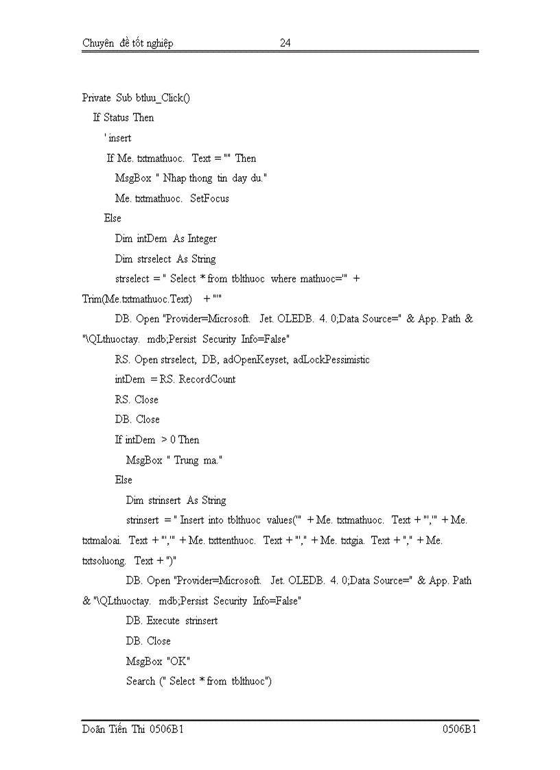 image for page Xây dựng chương trình quản lý bán thuốc tây