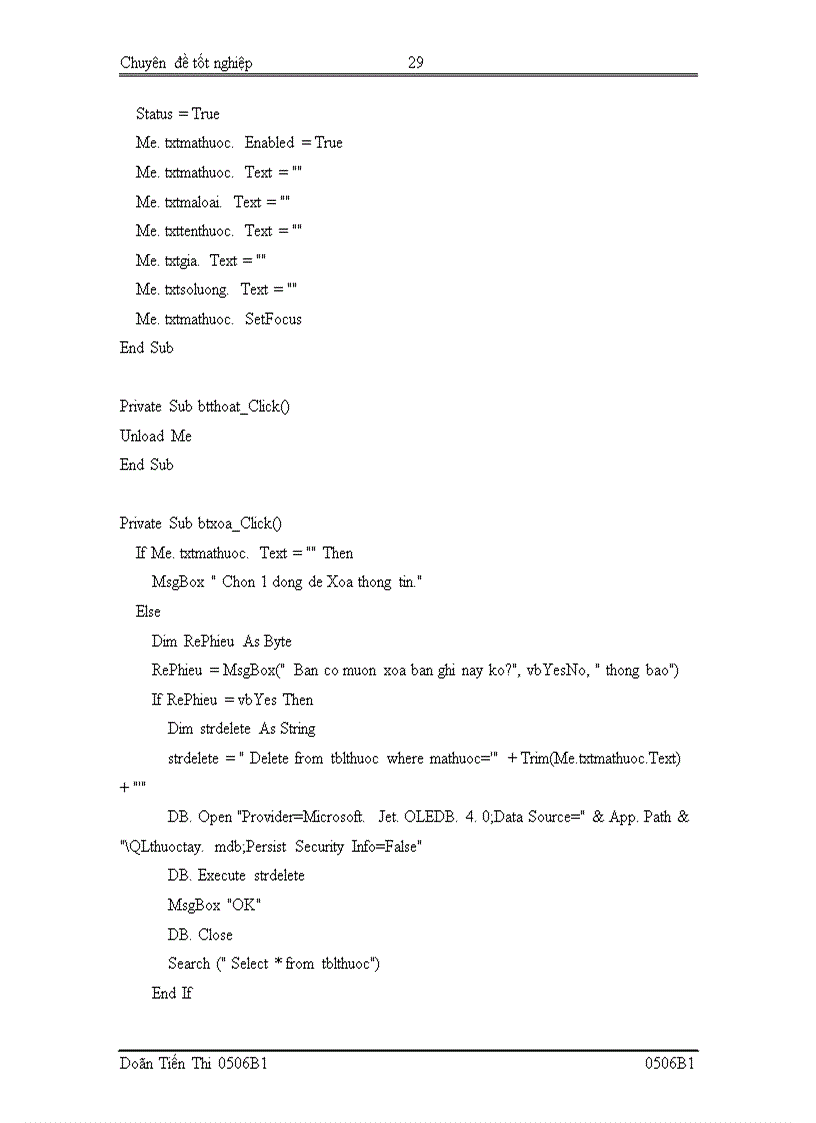 image for page Xây dựng chương trình quản lý bán thuốc tây