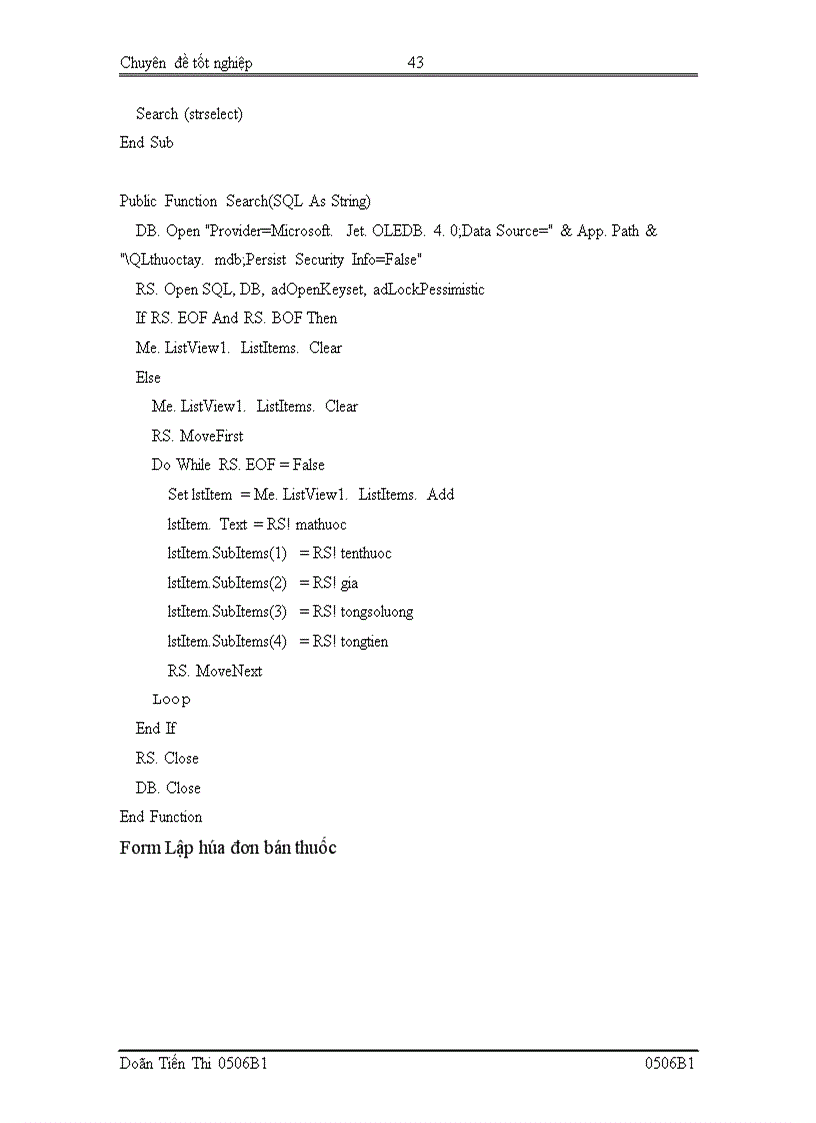 image for page Xây dựng chương trình quản lý bán thuốc tây