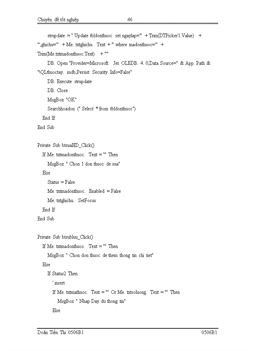 image for page Xây dựng chương trình quản lý bán thuốc tây