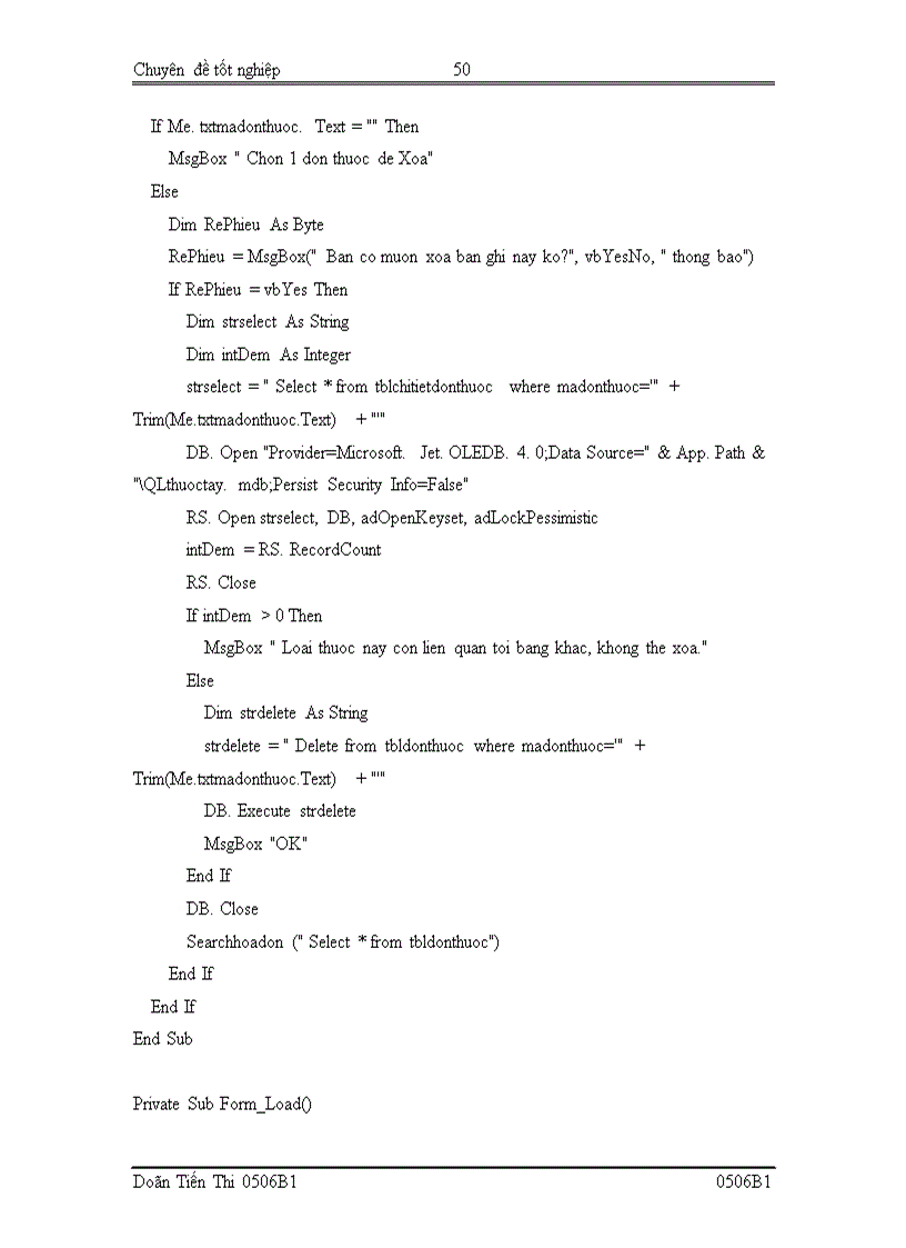 image for page Xây dựng chương trình quản lý bán thuốc tây