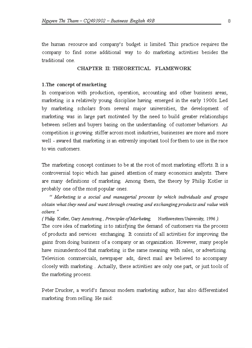 image for page USING EMAIL MARKETING TO IMPROVE THE EFFECTIVENESS OF MARKETING ACTIVITIES IN CAO SON Co LT