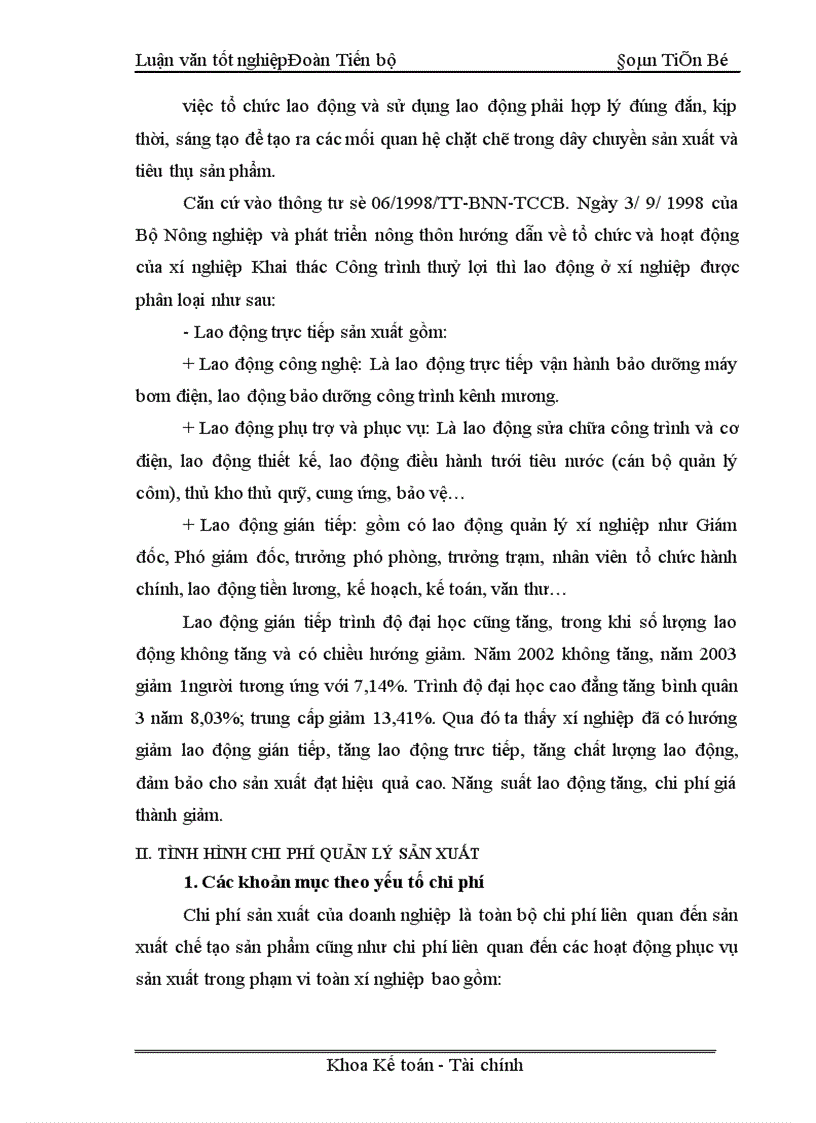image for page Một số giải pháp nhằm giảm chi phí sản xuất để hạ giá thành sản phẩm của Xí nghiệp khai thác công trình thuỷ lợi huyện Gia Lộc - Hải Dương